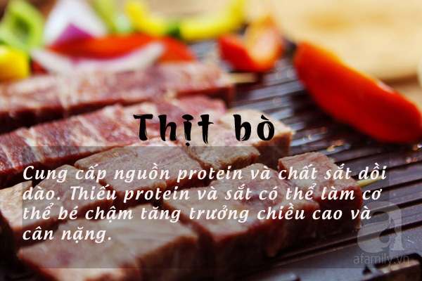 thịt bò tốt cho sức khỏe